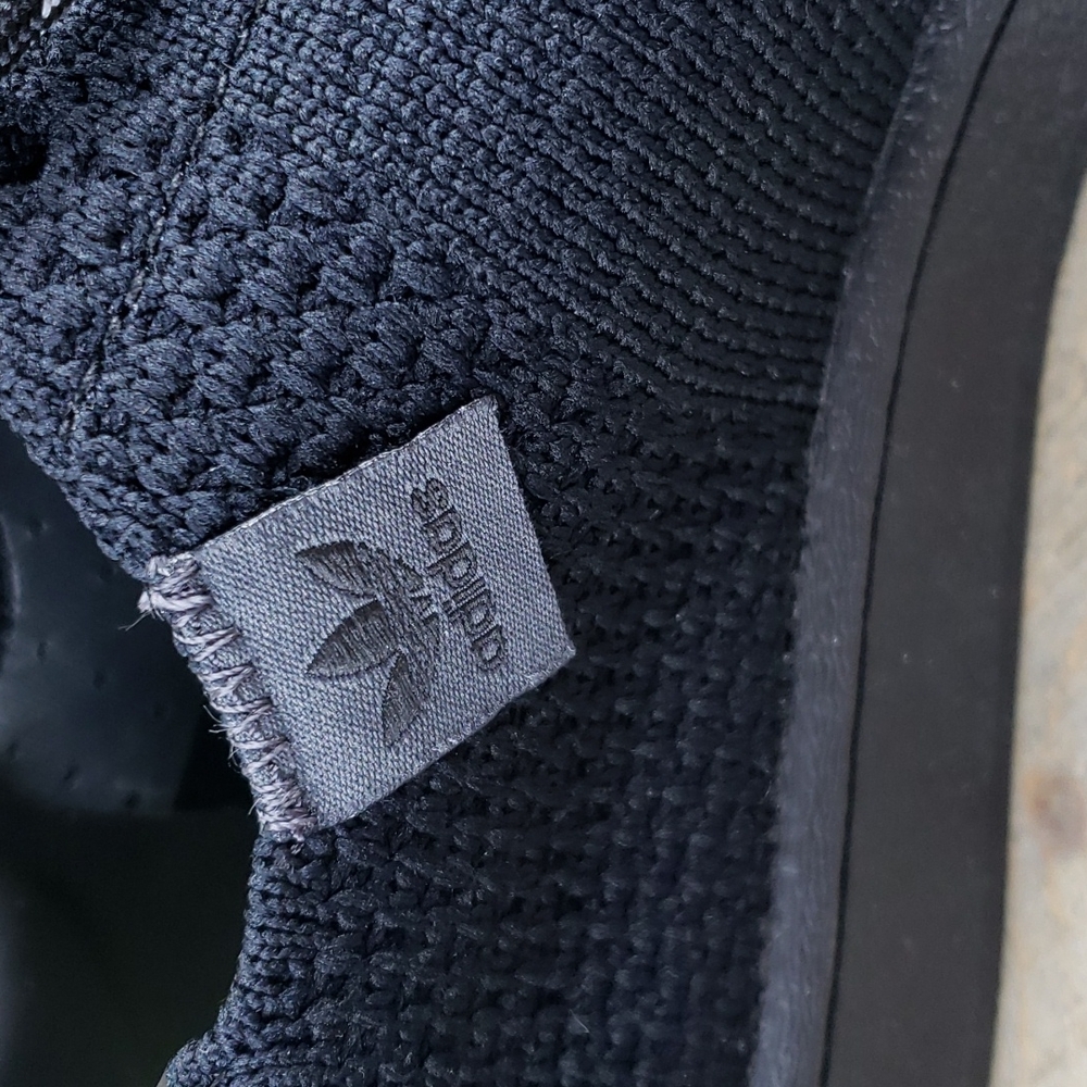 adidas PW Superstar PK Originals Pharrell Williams Primeknit Triple Black - Picture 10 of 10